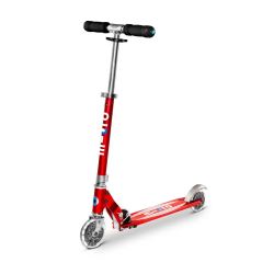 Patinete Micro Sprite LED Rojo Racing