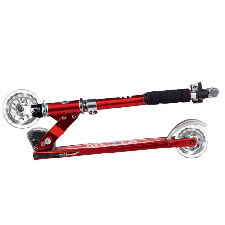 Patinete Micro Sprite LED Rojo Racing