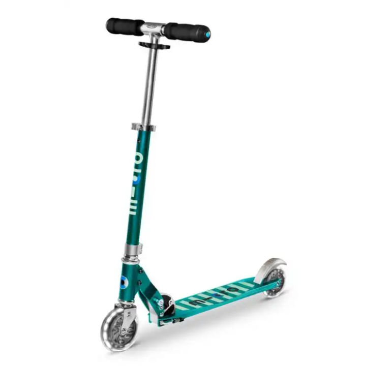 Patinete Micro Sprite LED Aqua Stripes