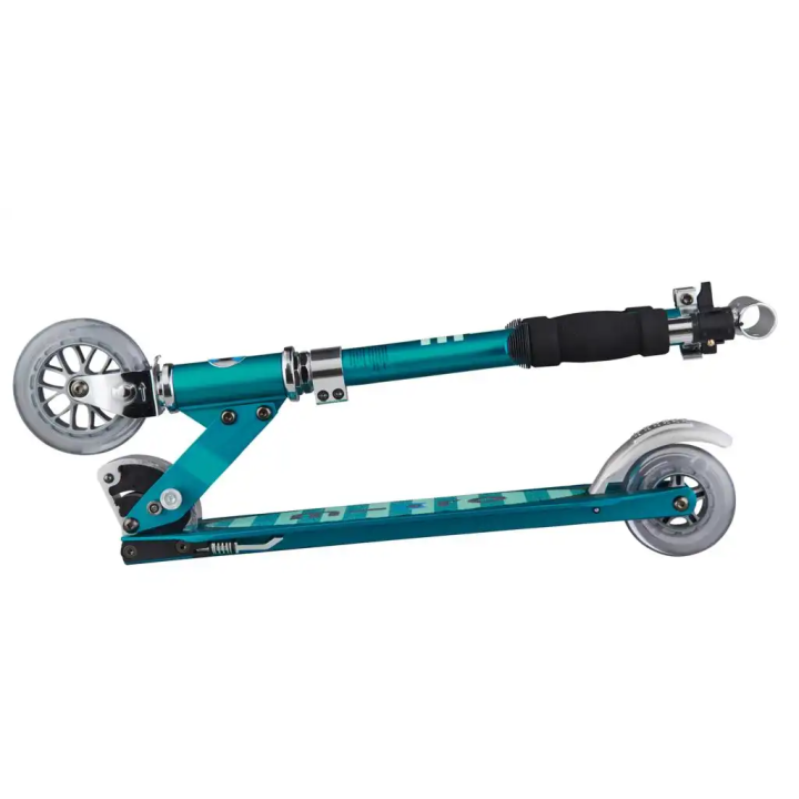 Patinete Micro Sprite LED Aqua Stripes