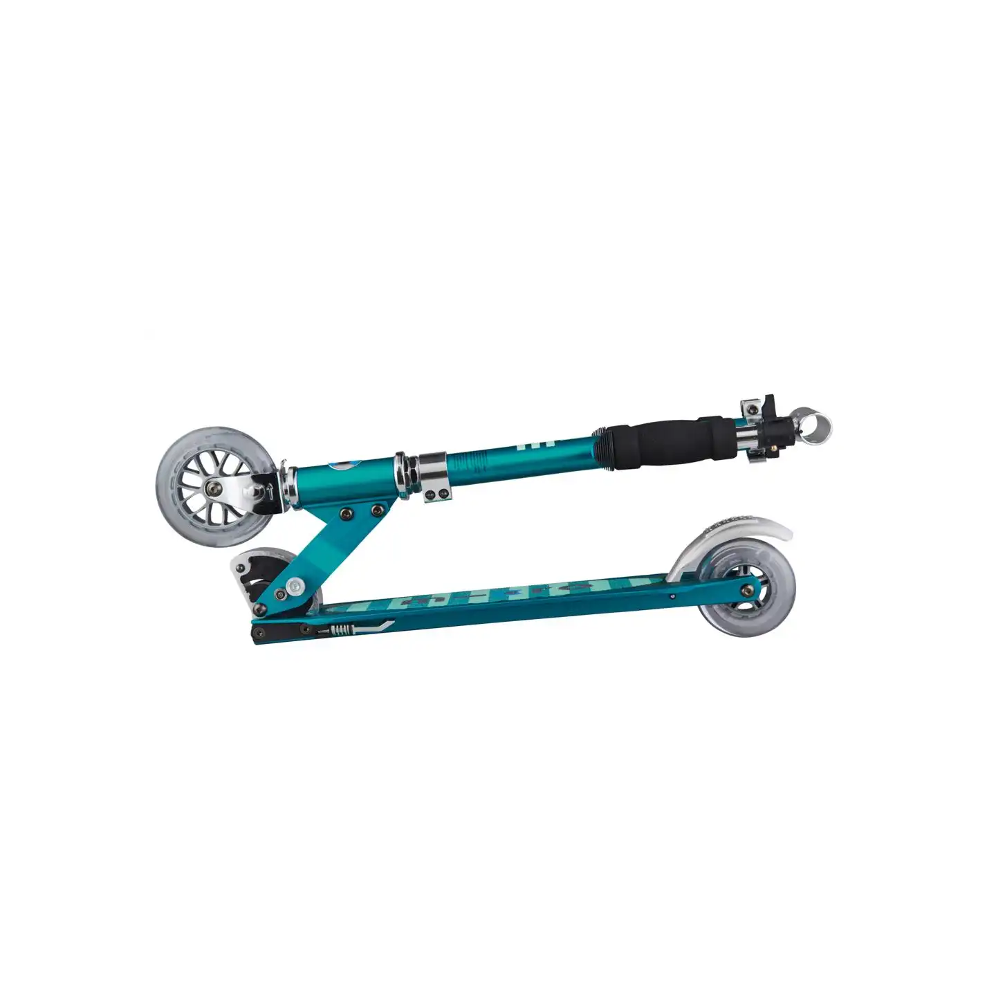 Patinete Micro Sprite LED Aqua Stripes