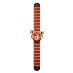 Reloj de pulsera Slap Panda Rojo