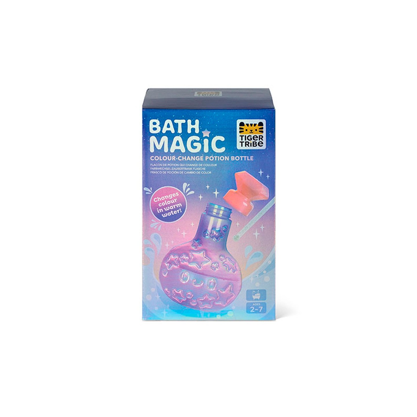 Botella mágica de pociones para el baño - Lila y Rosa