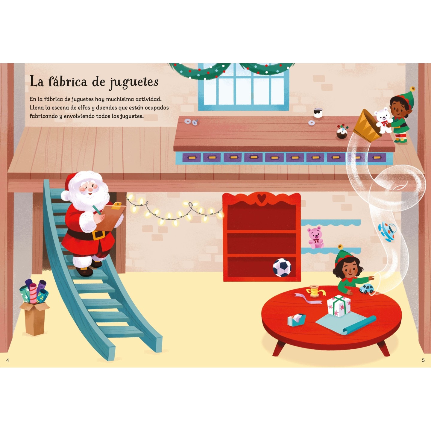 Mi pequeño libro de pegatinas brillantes - Papá Noel