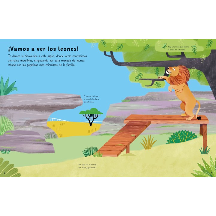 Mi primer libro de pegatinas - Vamos de Safari