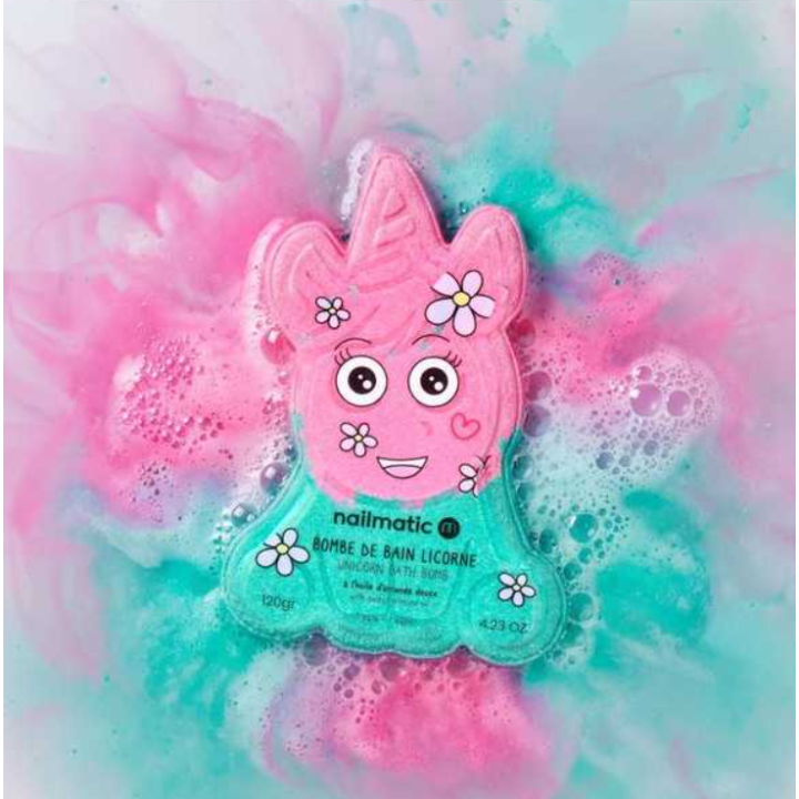 Bomba de baño Unicornio Rosa y Verde