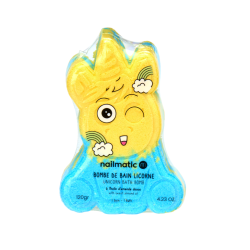 Bomba de baño Unicornio Azul y Amarillo
