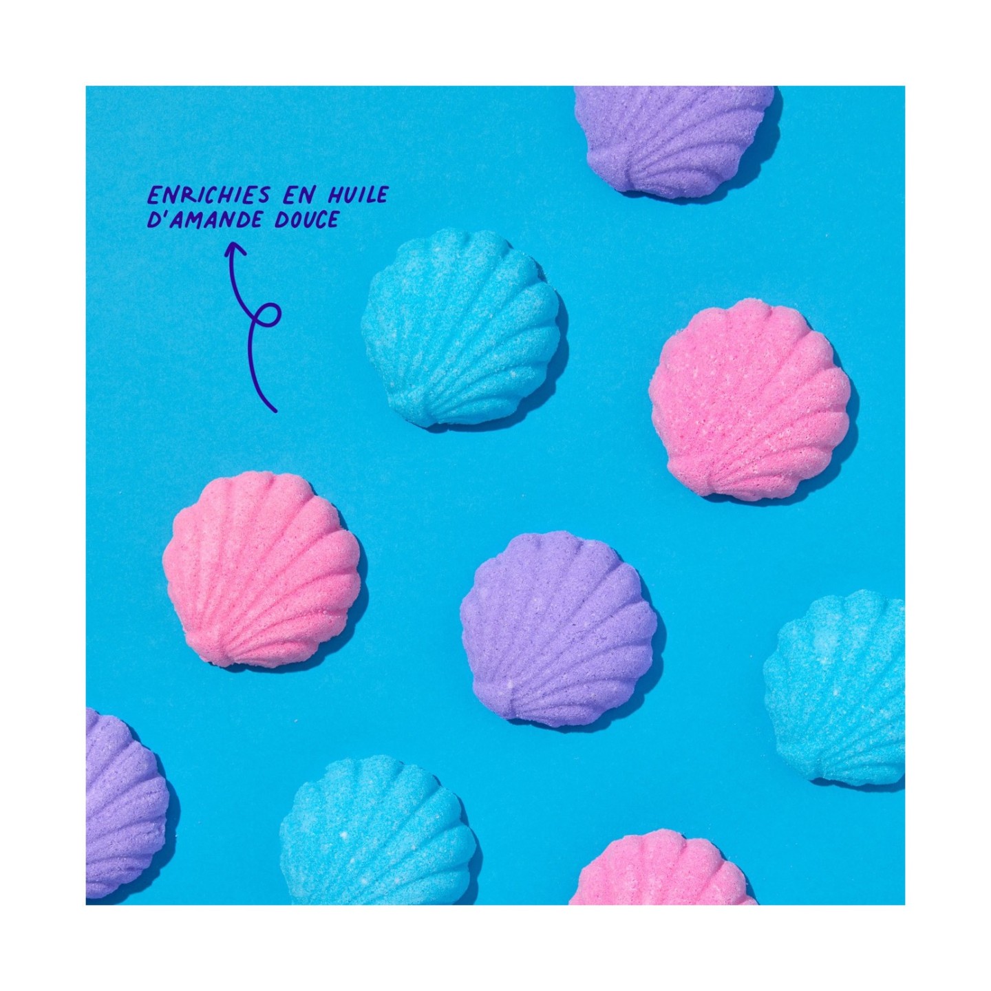 Mini Bombas de Baño Conchas (7 Uds)