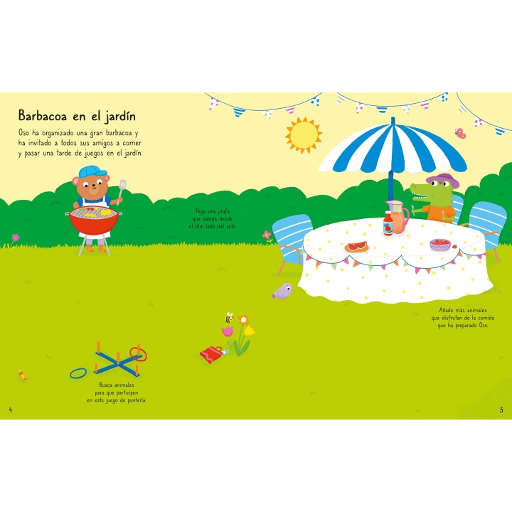 Mi primer libro de pegatinas - Vacaciones al Sol