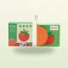 Libro sensorial de tela – Verduras y hortalizas