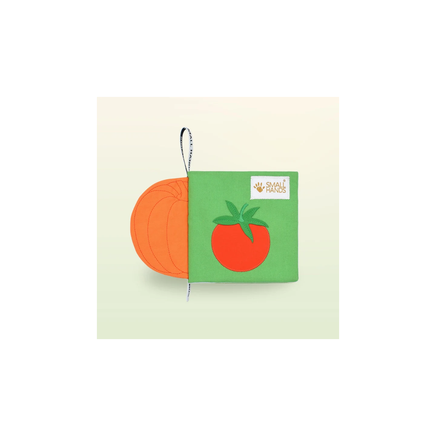 Libro sensorial de tela – Verduras y hortalizas