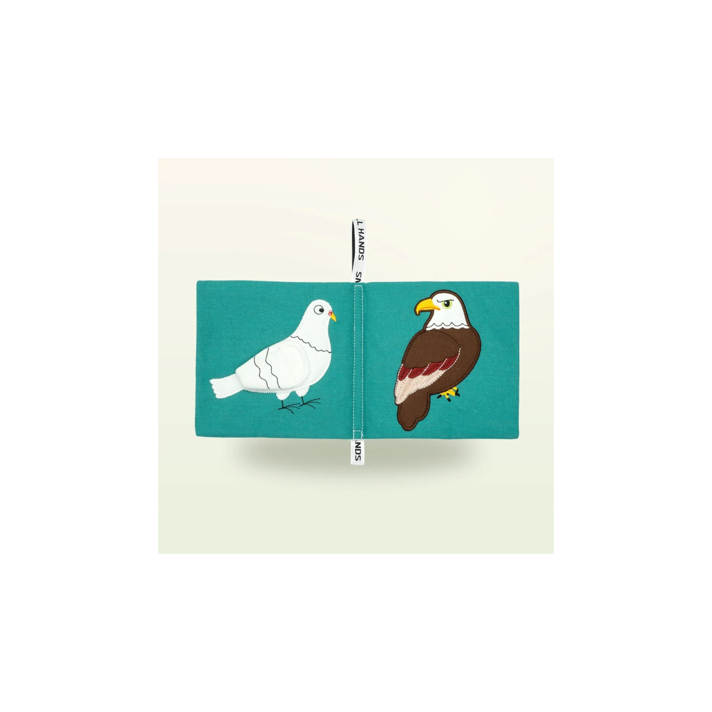 Libro sensorial de tela – Aves