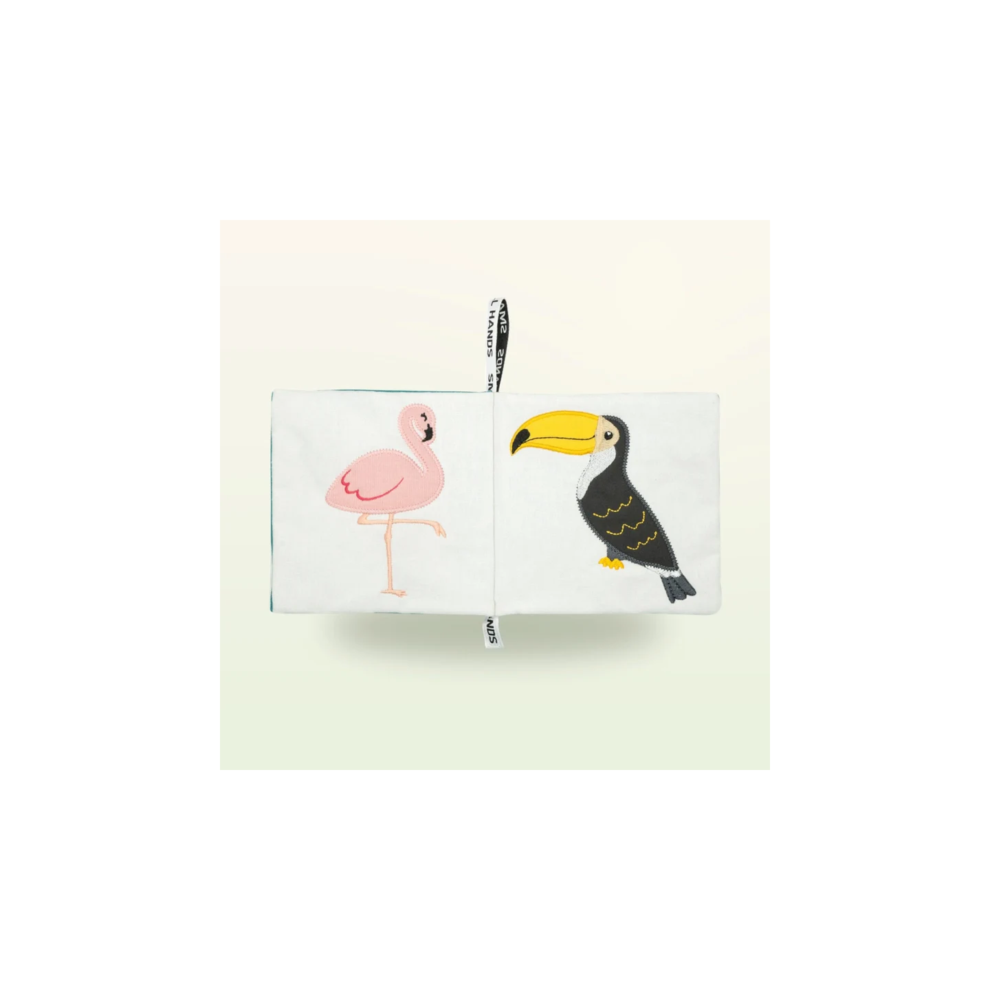 Libro sensorial de tela – Aves