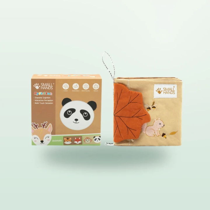 Libro sensorial de tela – Animales salvajes