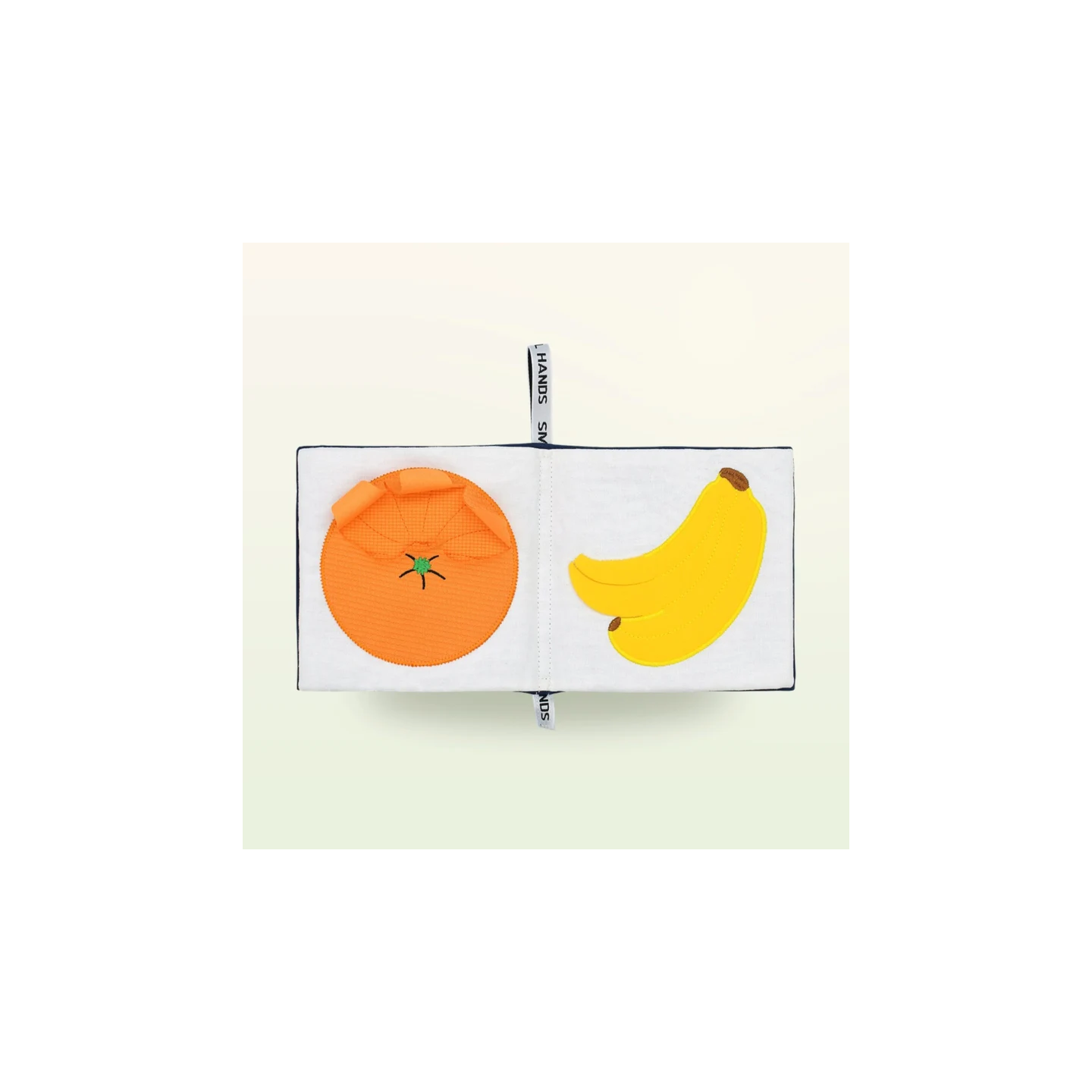 Libro sensorial de tela – Frutas exóticas