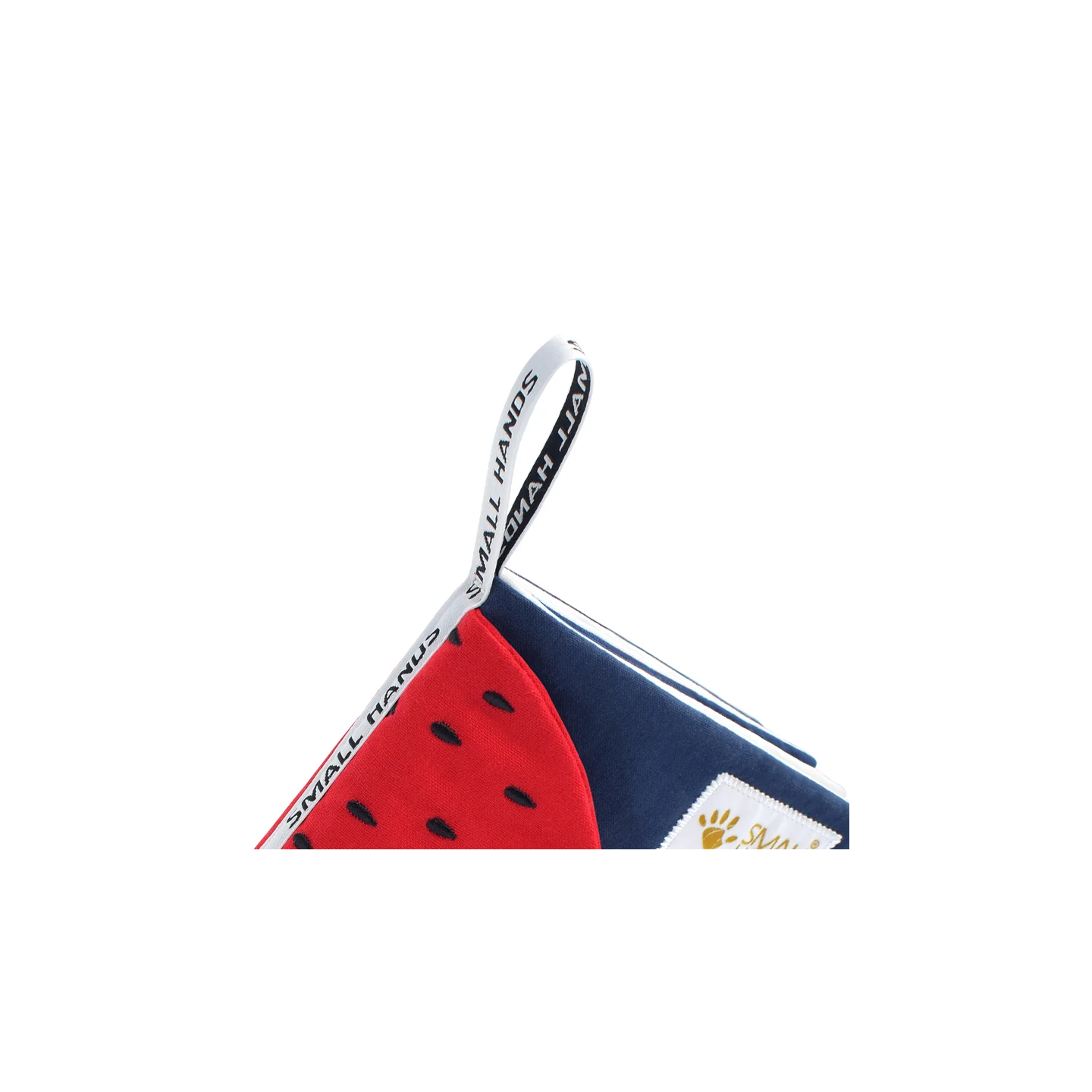 Libro sensorial de tela – Frutas