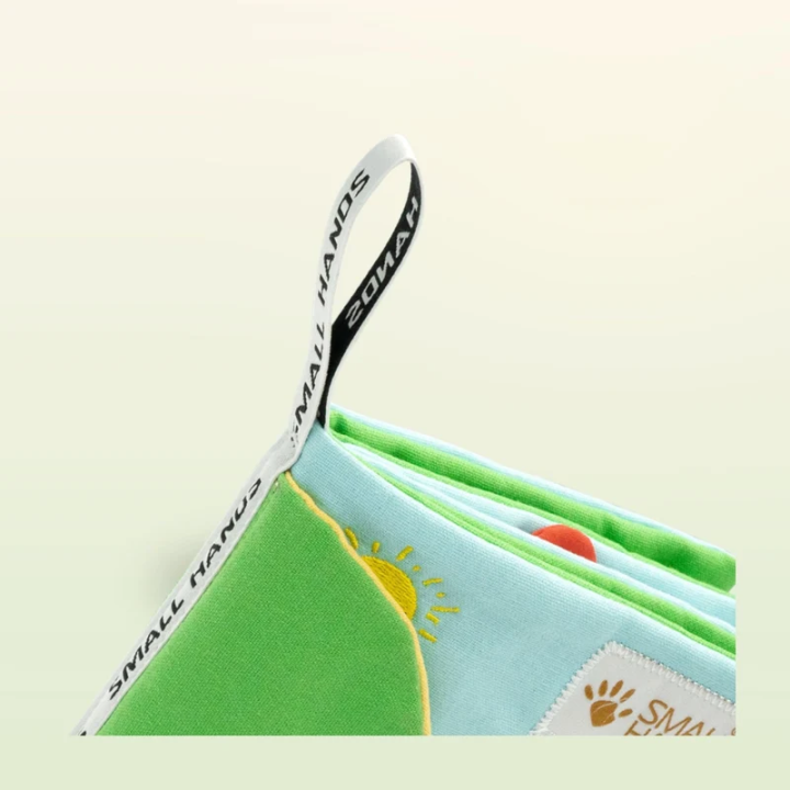 Libro sensorial de tela – Animales de la granja