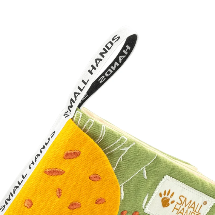 Libro sensorial de tela Small Hands – Animales de África