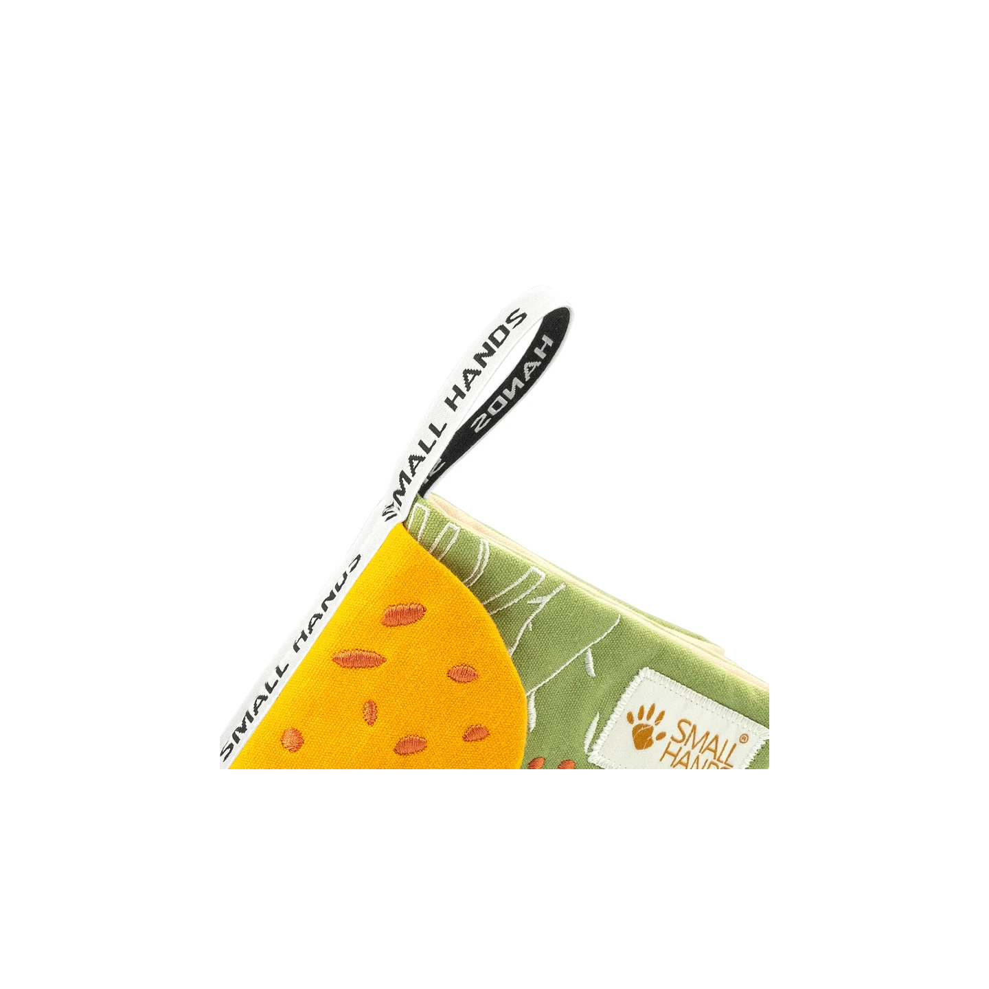 Libro sensorial de tela Small Hands – Animales de África