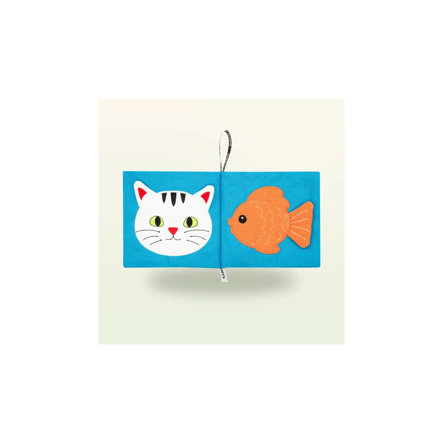 Libro sensorial de tela – Mascotas