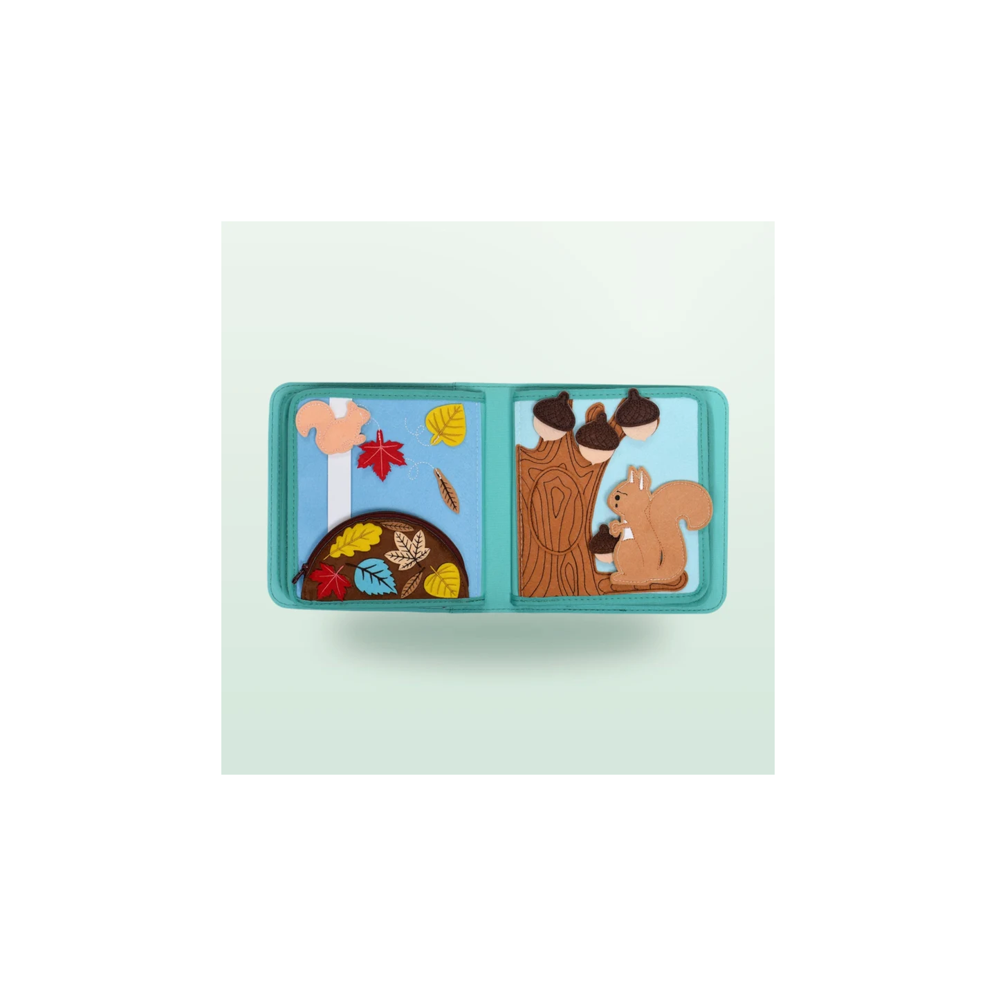 Libro de actividades Montessori – Animales del bosque nórdico con mochila