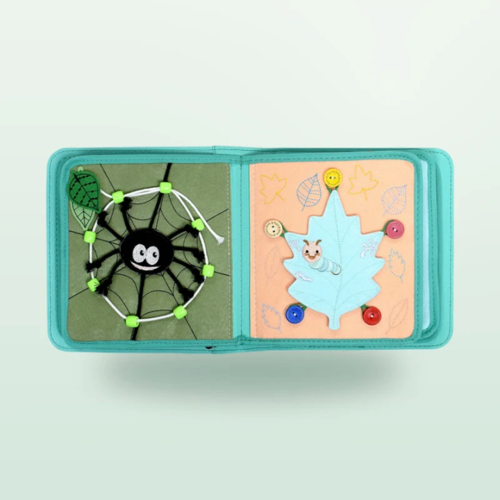 Libro de actividades Montessori – Animales del bosque nórdico con mochila