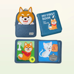 Libro de actividades Montessori – Amigos de las mascotas con mochila