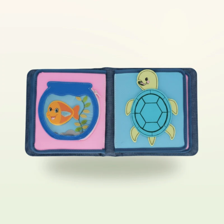 Libro de actividades Montessori – Amigos de las mascotas con mochila