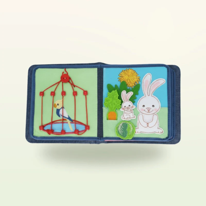 Libro de actividades Montessori – Amigos de las mascotas con mochila