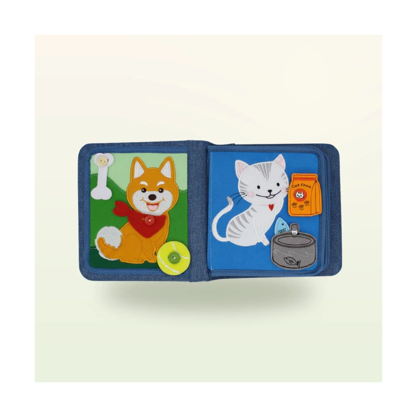Libro de actividades Montessori – Amigos de las mascotas con mochila