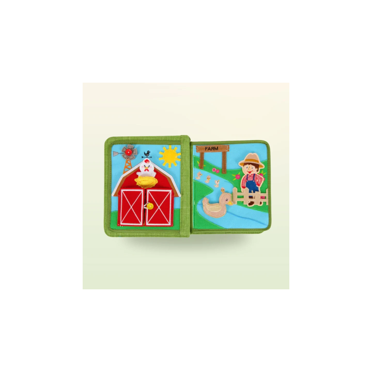 Libro de actividades Montessori – La granja con mochila