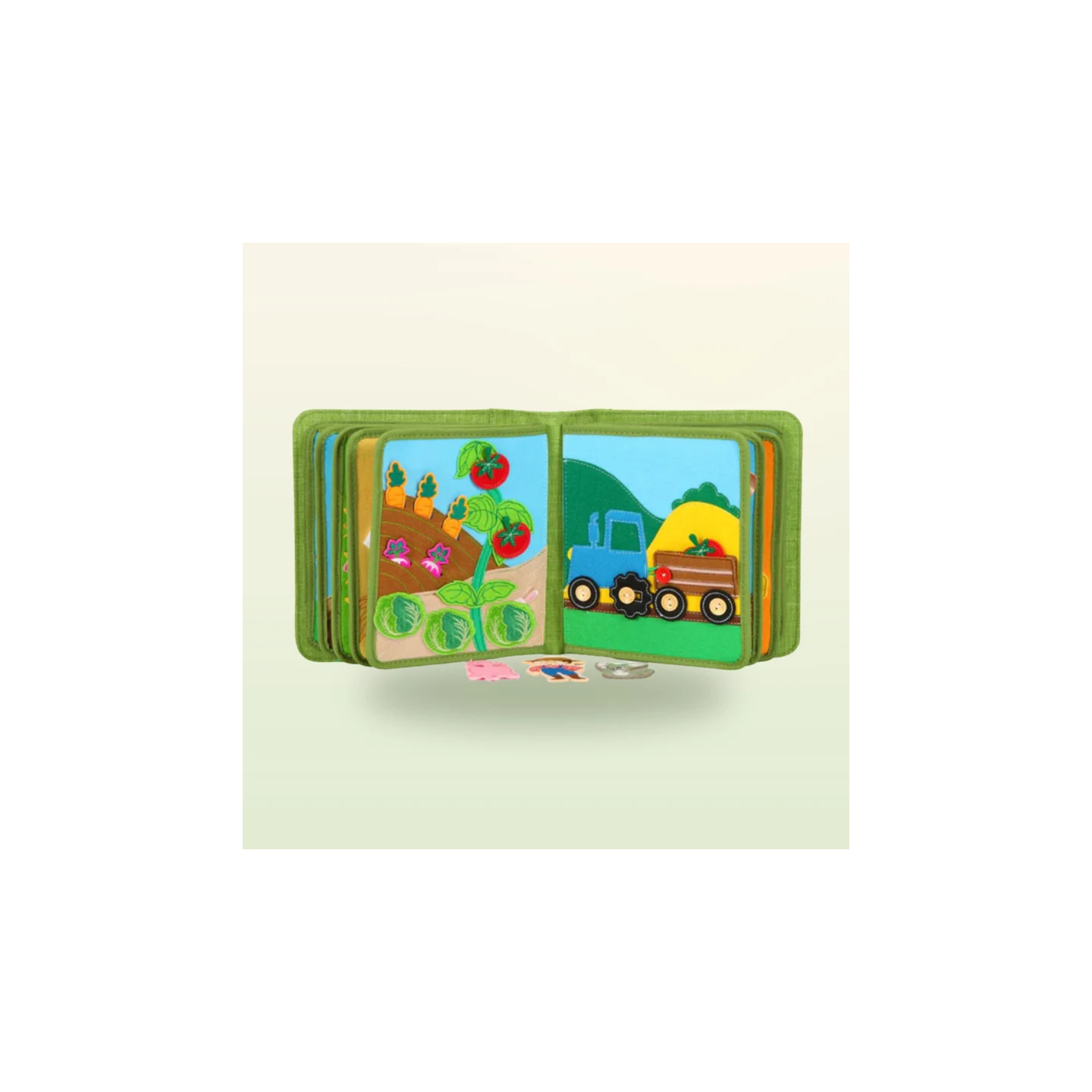 Libro de actividades Montessori – La granja con mochila