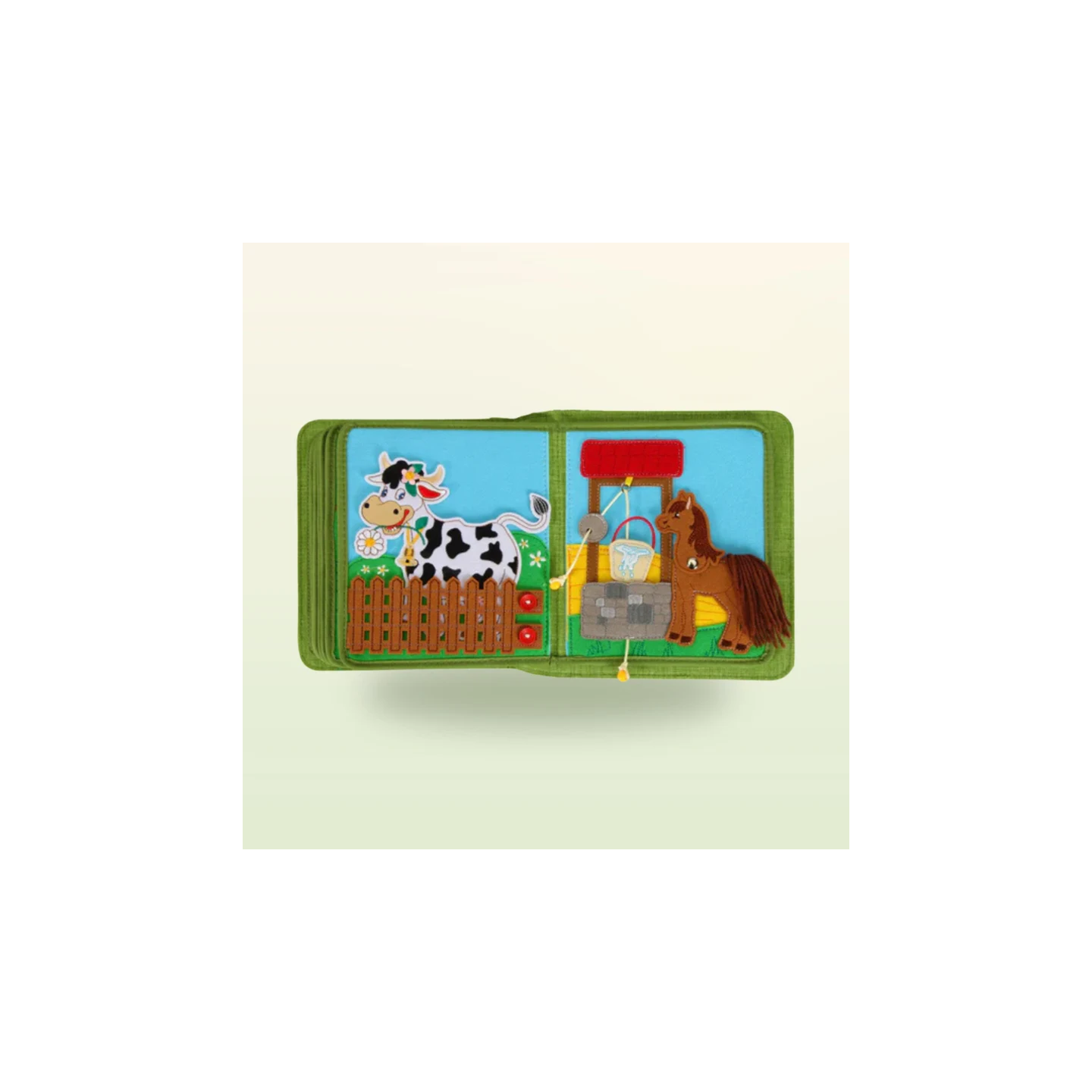 Libro de actividades Montessori – La granja con mochila