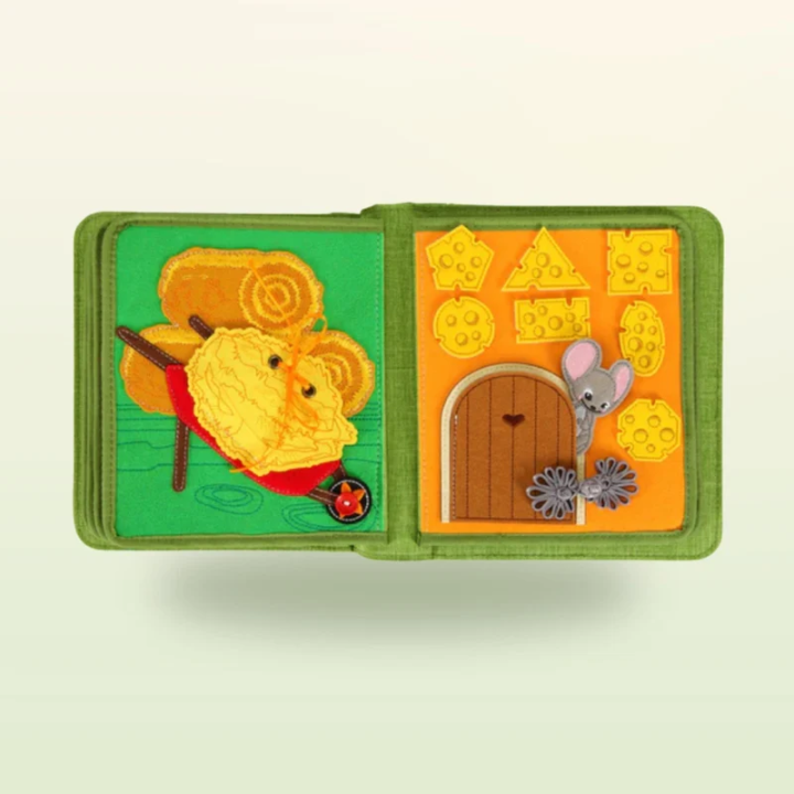 Libro de actividades Montessori – La granja con mochila