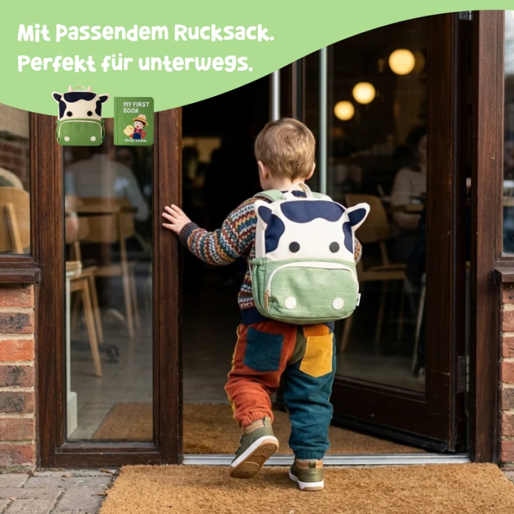 Libro de actividades Montessori – La granja con mochila