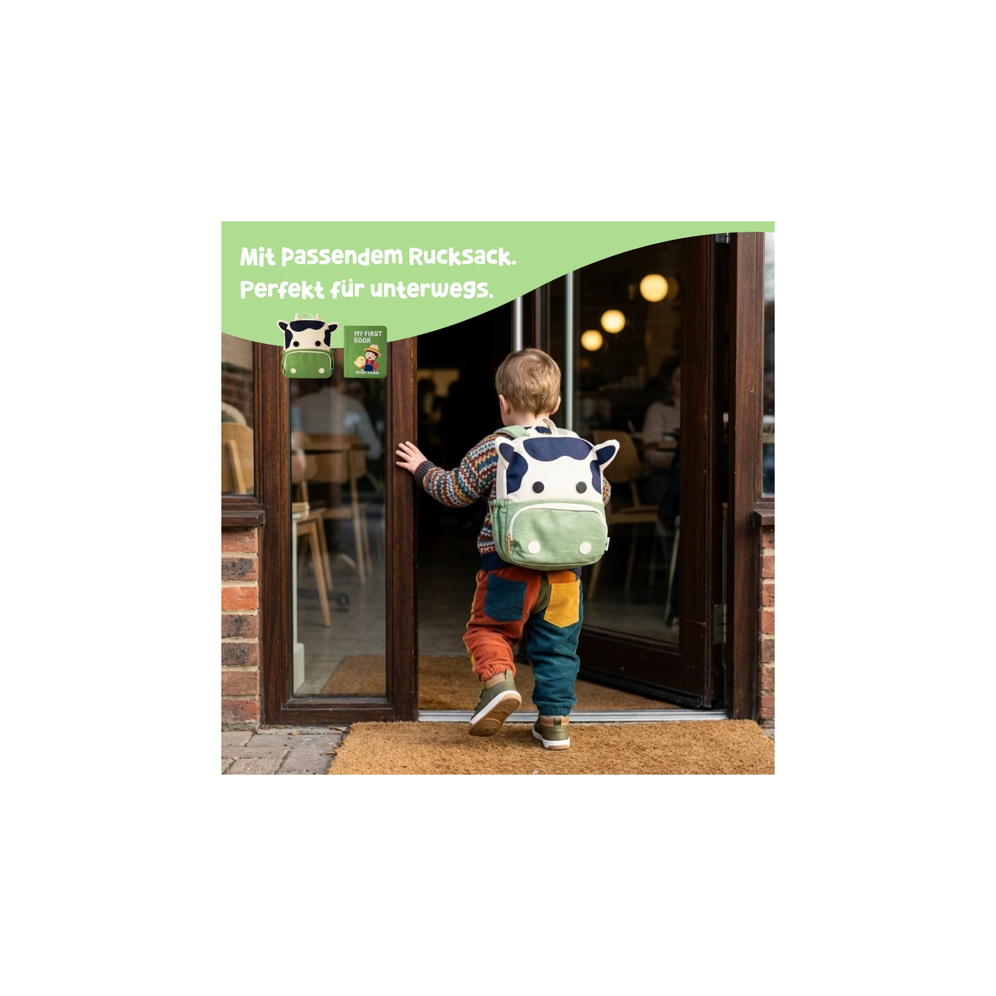 Libro de actividades Montessori – La granja con mochila
