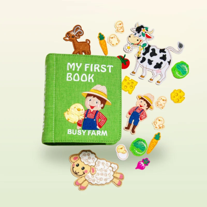 Libro de actividades Montessori – La granja con mochila
