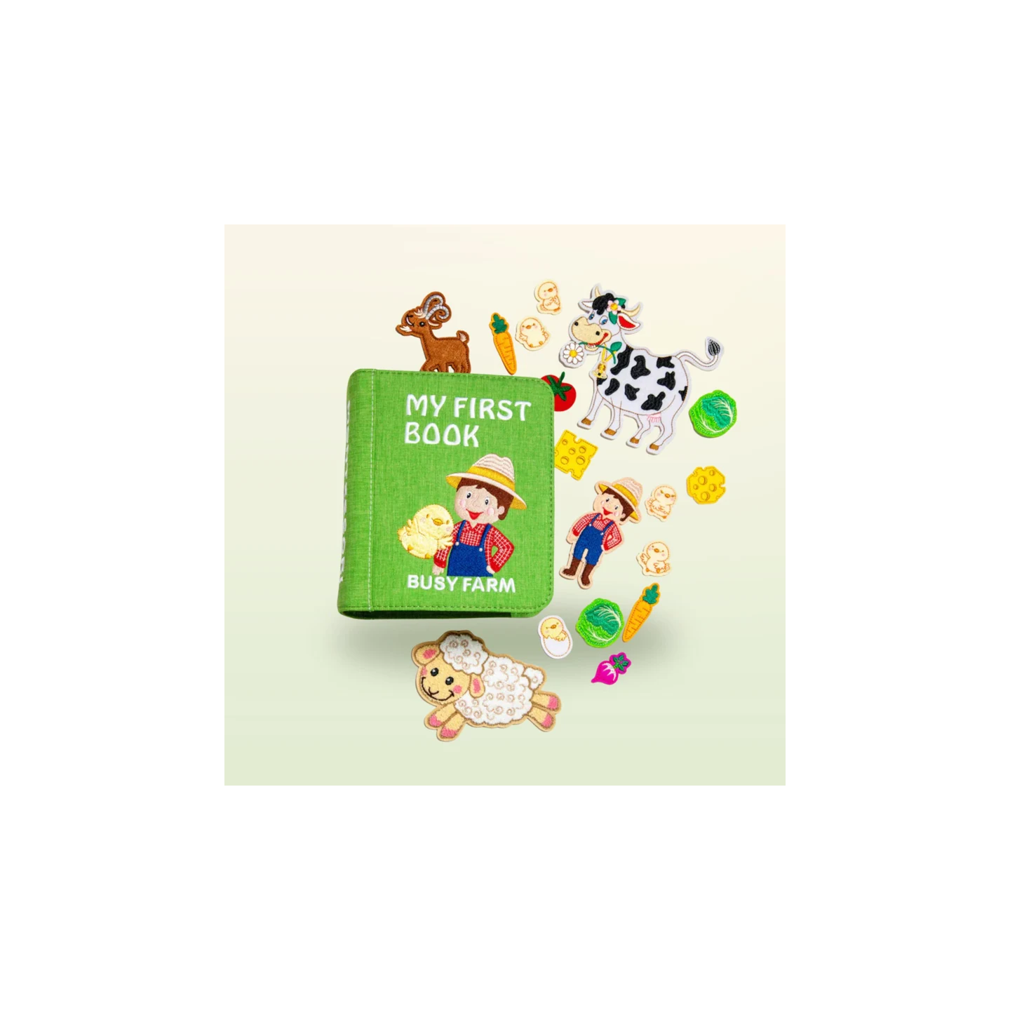 Libro de actividades Montessori – La granja con mochila