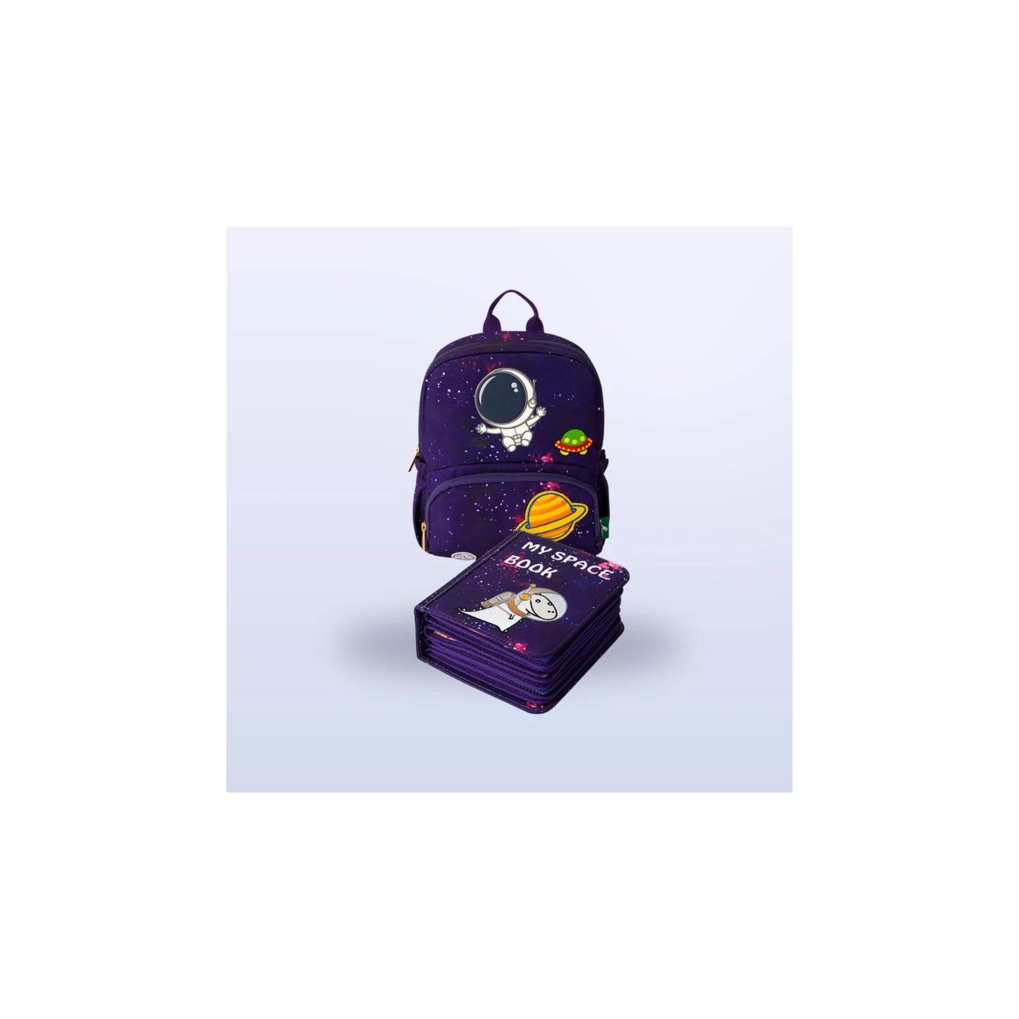Libro de actividades Montessori – El espacio con mochila