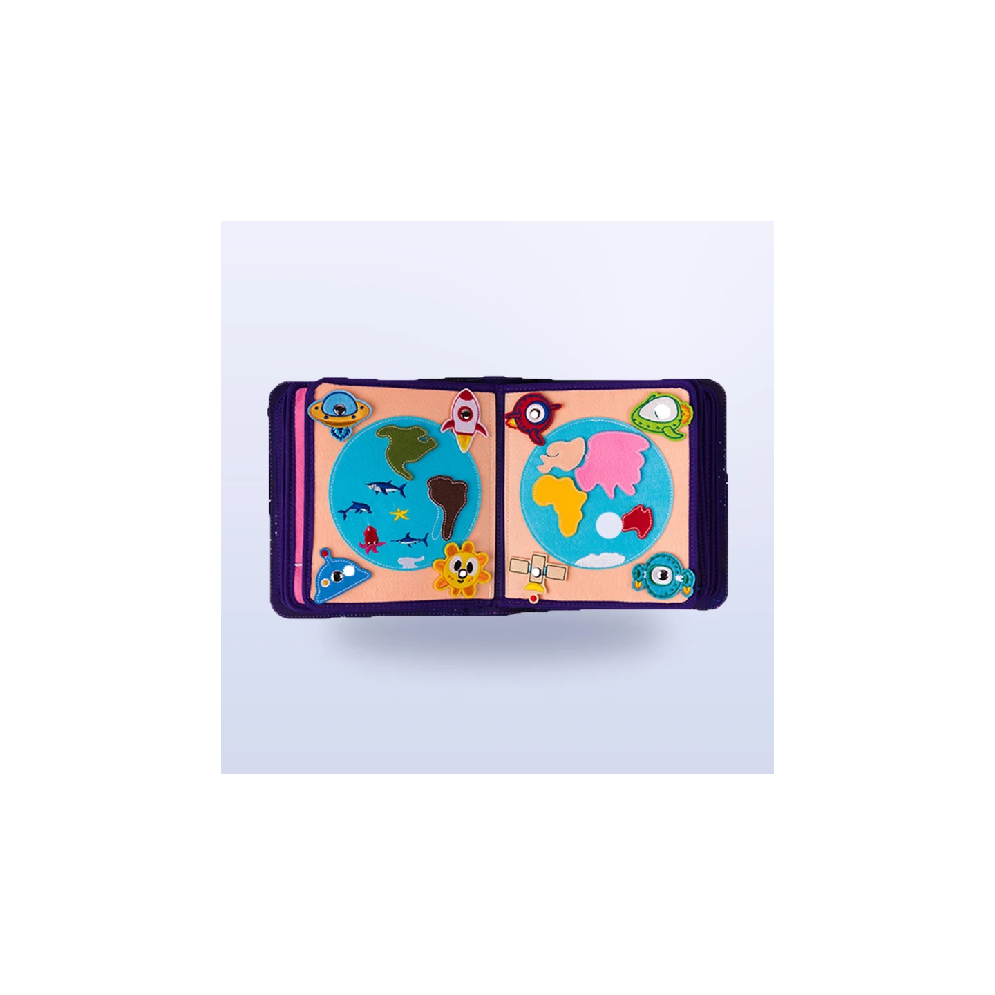 Libro de actividades Montessori – El espacio con mochila