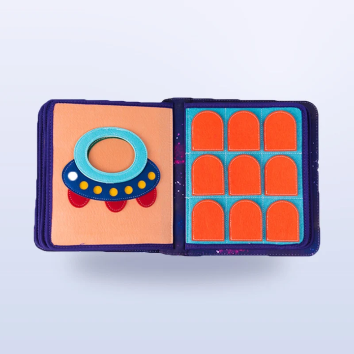 Libro de actividades Montessori – El espacio con mochila