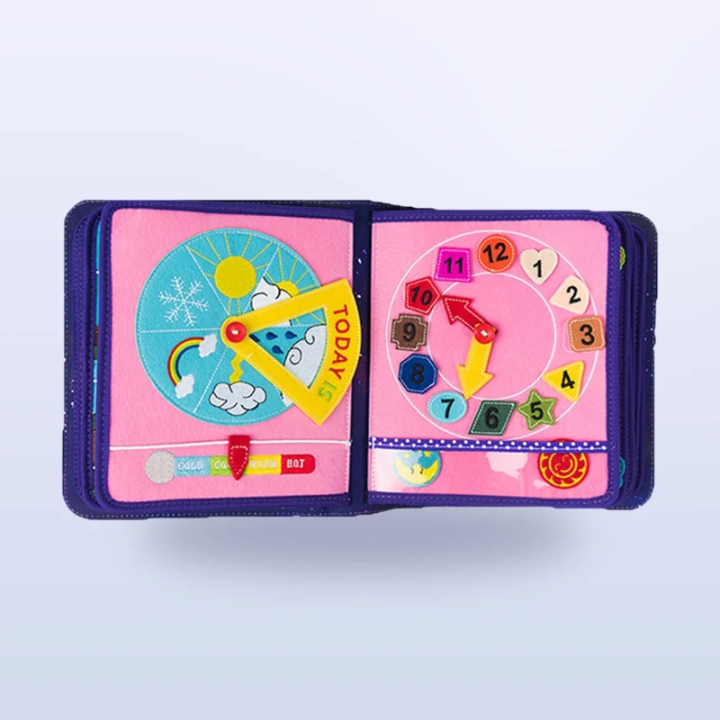 Libro de actividades Montessori – El espacio con mochila