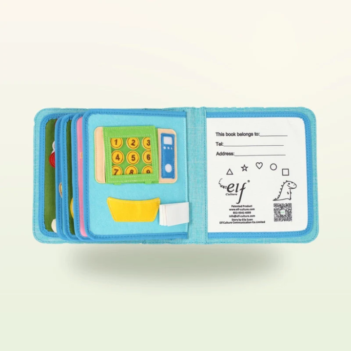 Libro de actividades Montessori – Pequeños chefs con mochila (rosa)