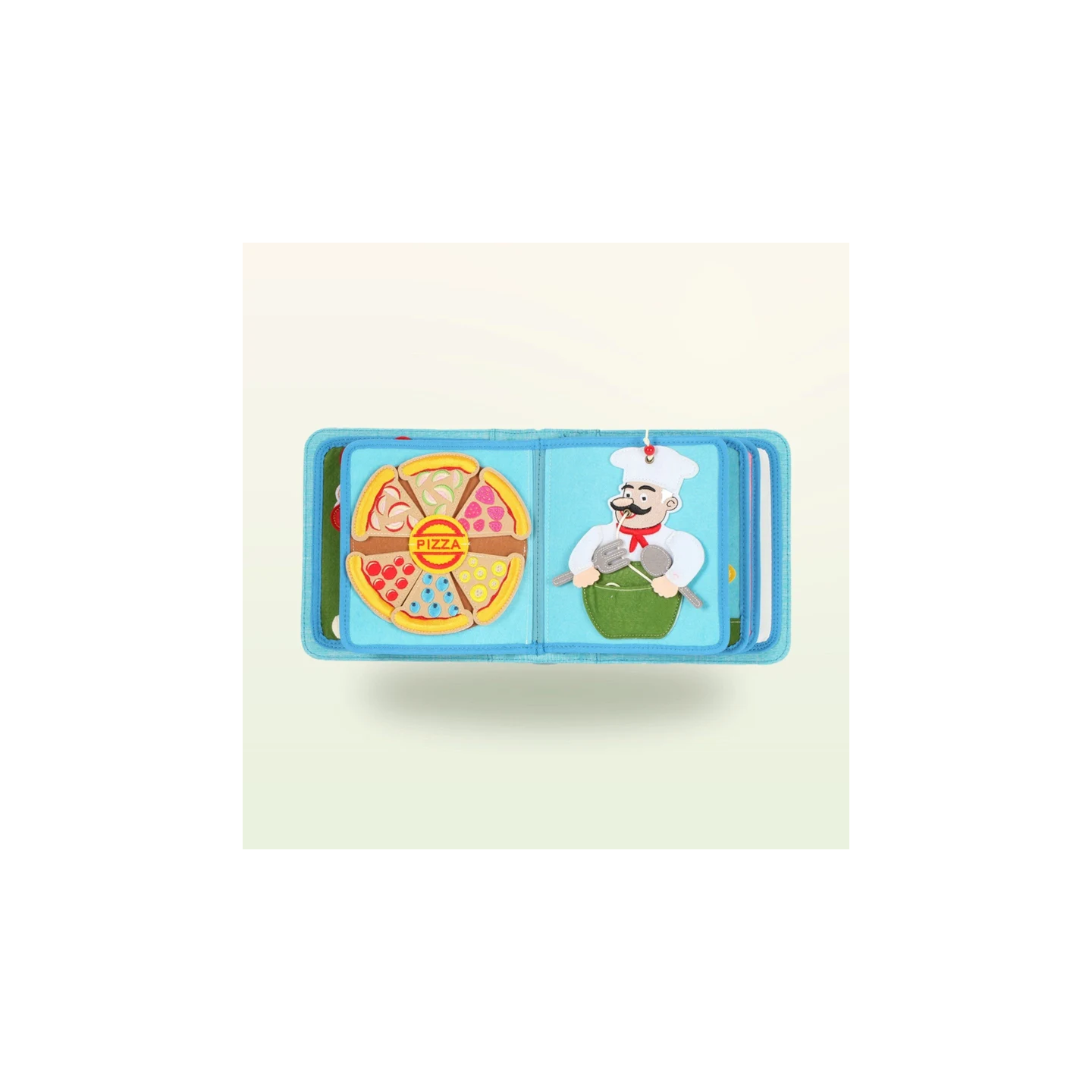 Libro de actividades Montessori – Pequeños chefs con mochila (rosa)