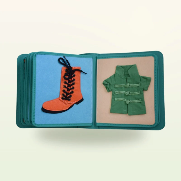 Libro de actividades Montessori – Mi Armario con mochila