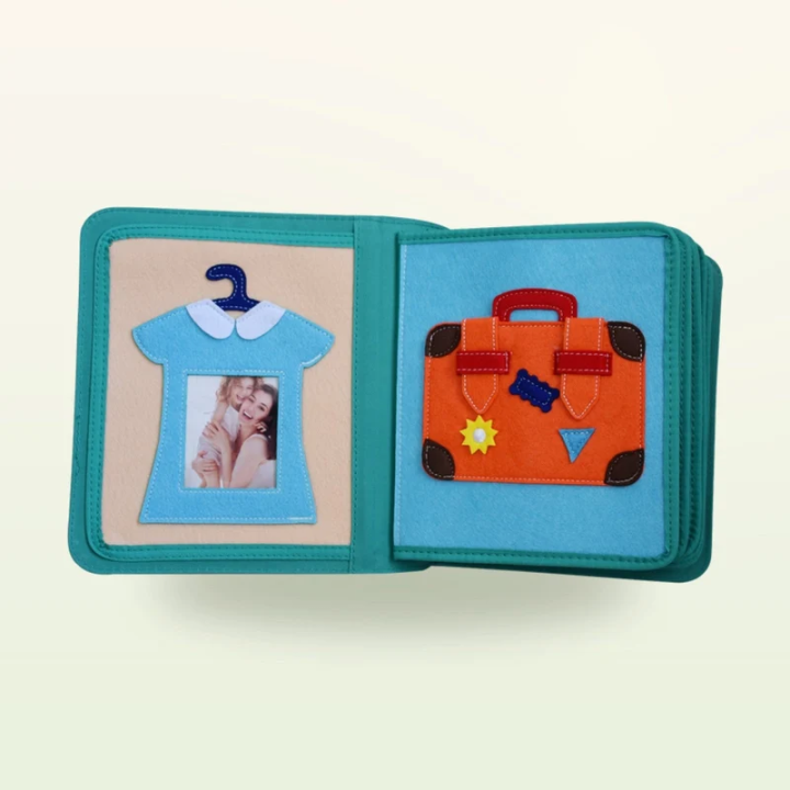 Libro de actividades Montessori – Mi Armario con mochila