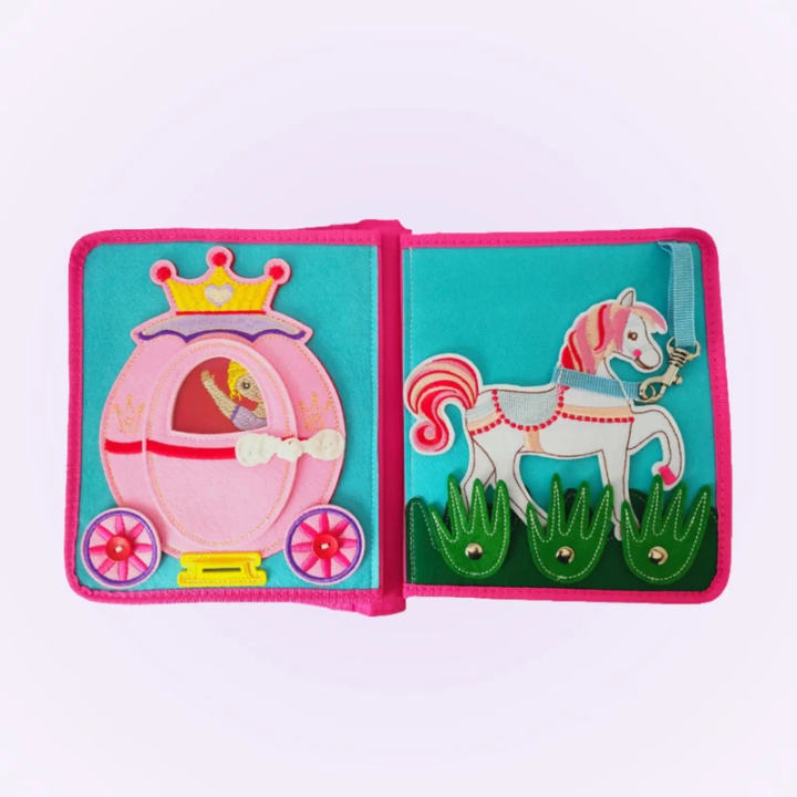 Libro de actividades Montessori – Princesa con mochila