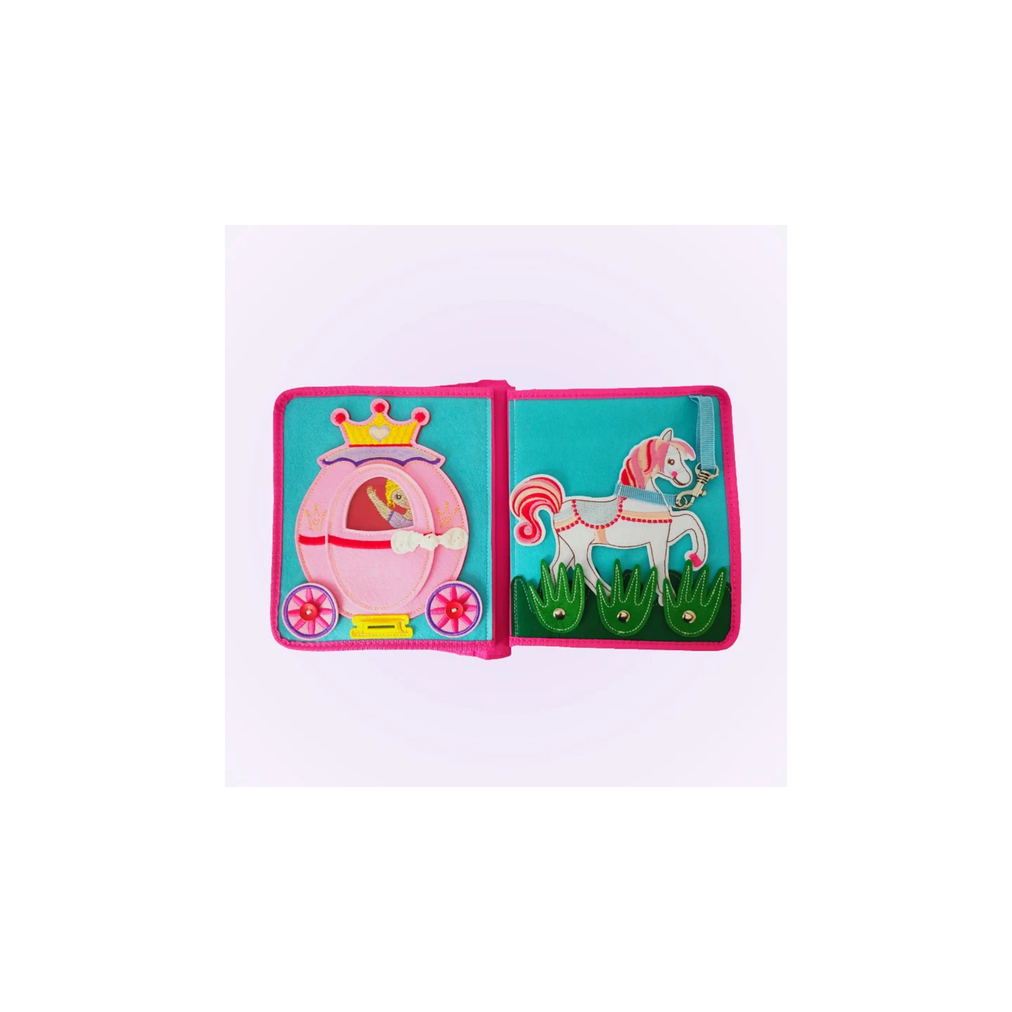 Libro de actividades Montessori – Princesa con mochila