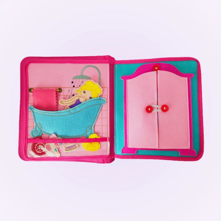 Libro de actividades Montessori – Princesa con mochila