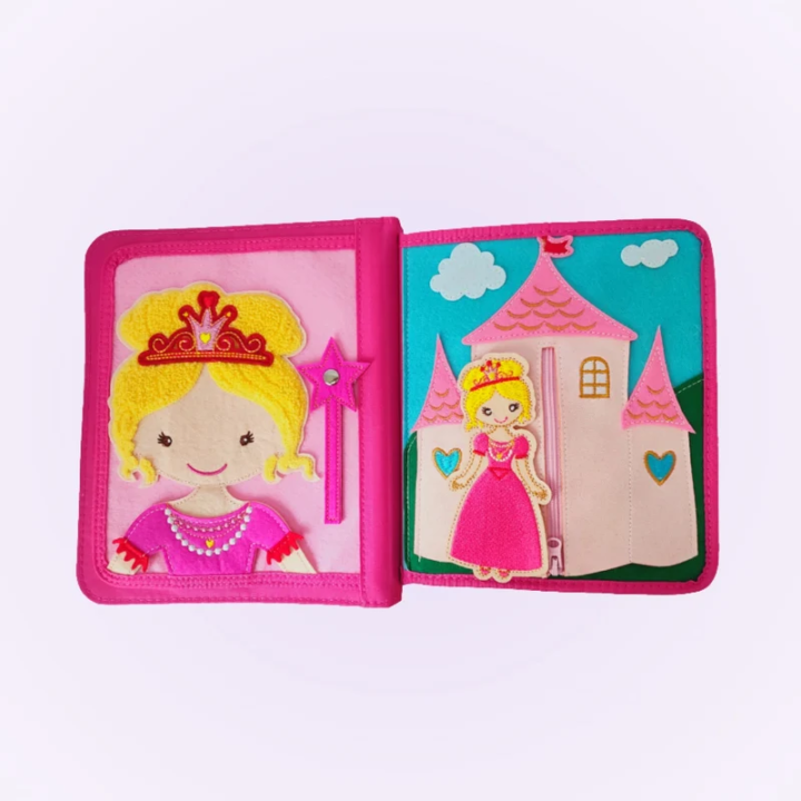 Libro de actividades Montessori – Princesa con mochila